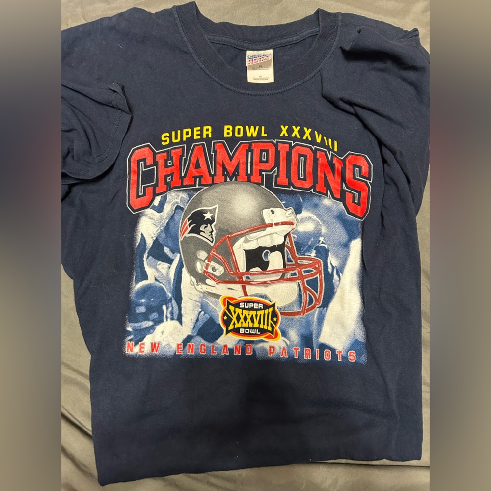 Navy Super Bowl XXXVIII Champions Tee